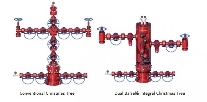 Equipo del árbol de navidad del pozo de petróleo, producción del gas/árbol de navidad API 6A del campo petrolífero