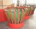 Color rojo del aceite del acero de carbono del manantial del equipo API de las cestas materiales del cemento proveedor